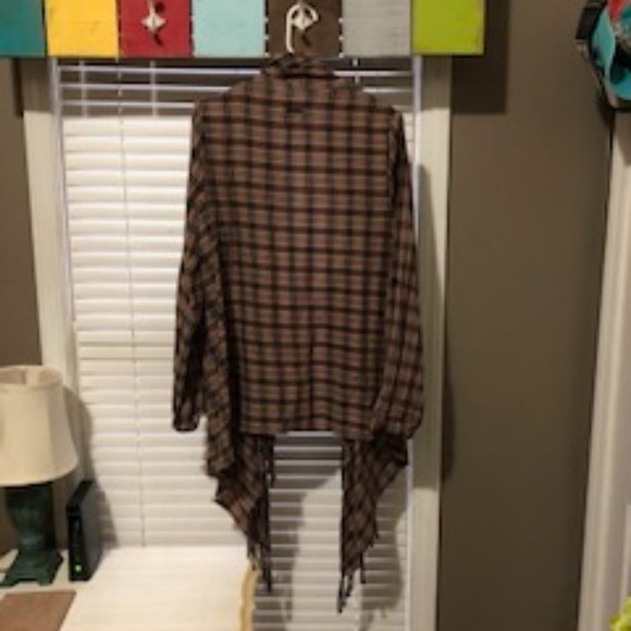 Billabong Plaid Boho Jacket - Picture 2 of 3